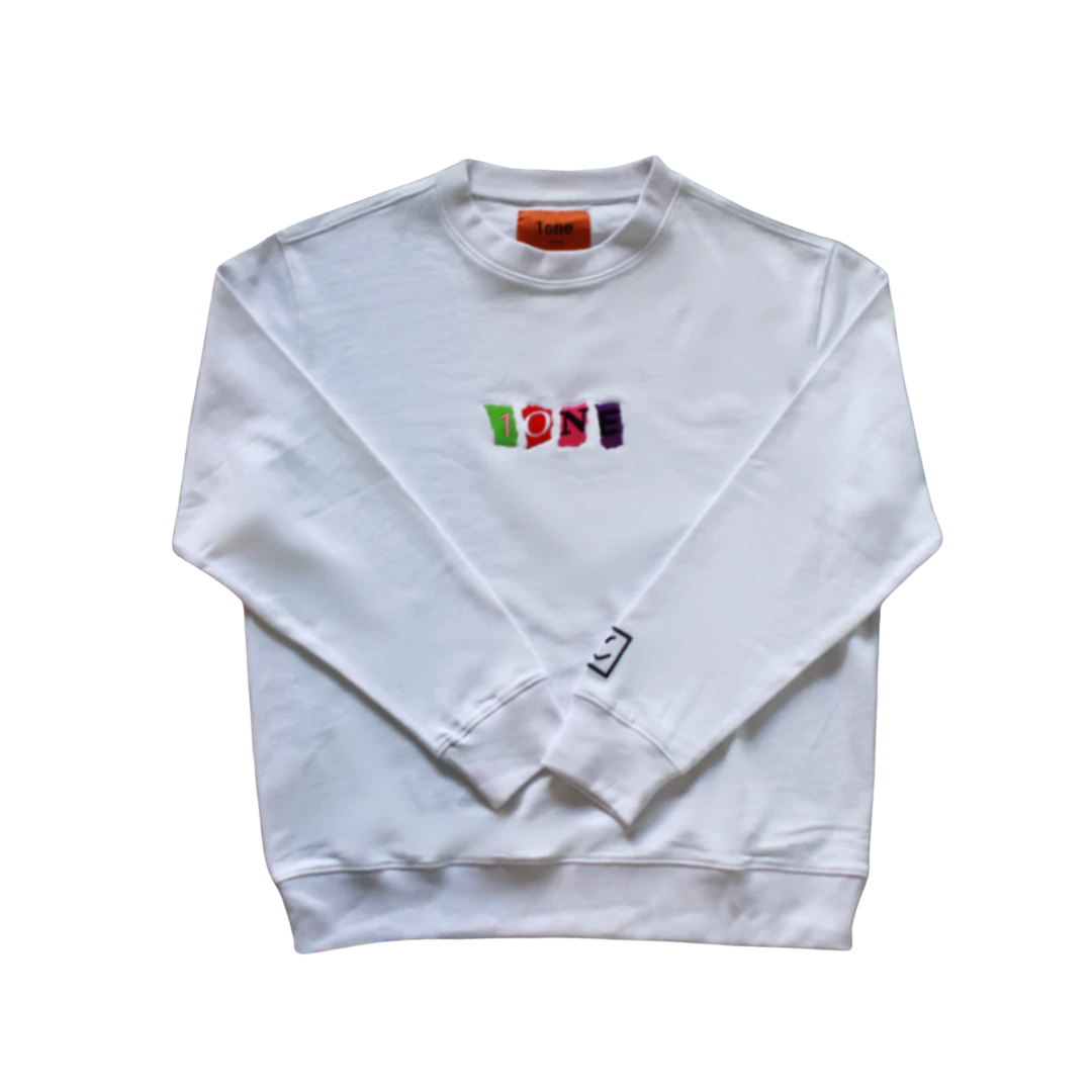 1ONE PAPER CUT CREWNECK