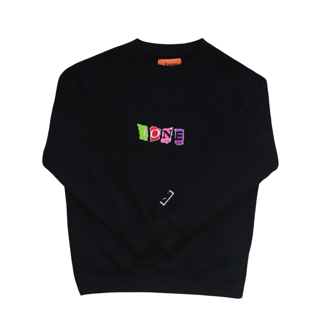 1ONE PAPER CUT CREWNECK