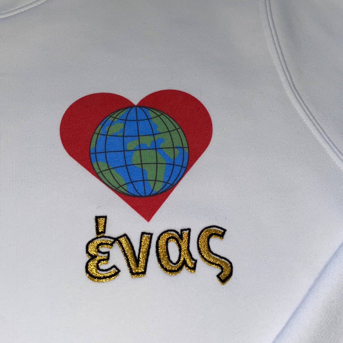 1ONE GREEK CREWNECK
