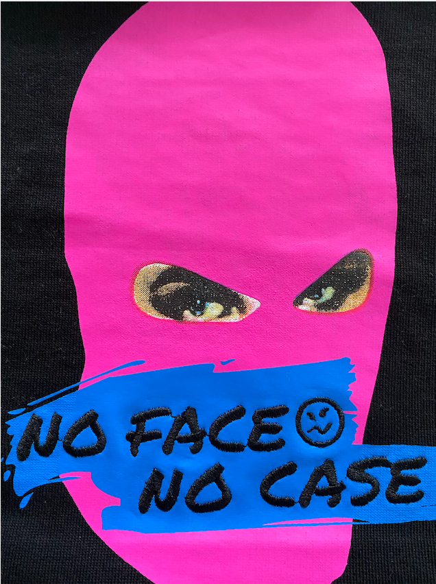 NO FACE NO CASE HOODIE